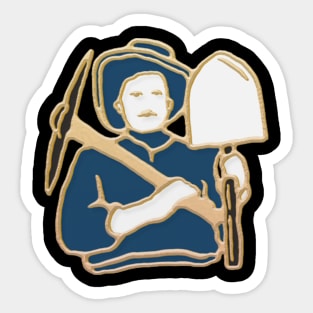 Vintage California Gold Miner Sticker